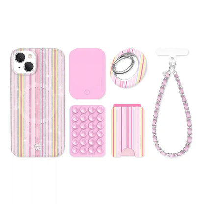 Sunkissed Stripes Glitter iPhone Bundle Set
