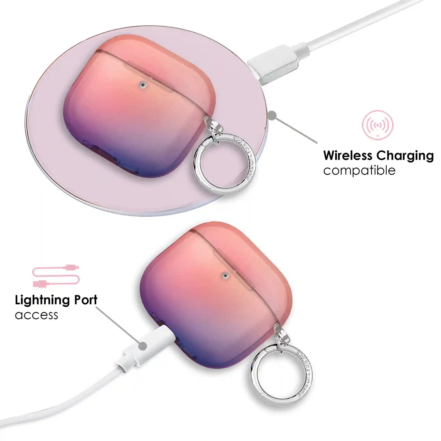 Sunset Glow Aura AirPod Case