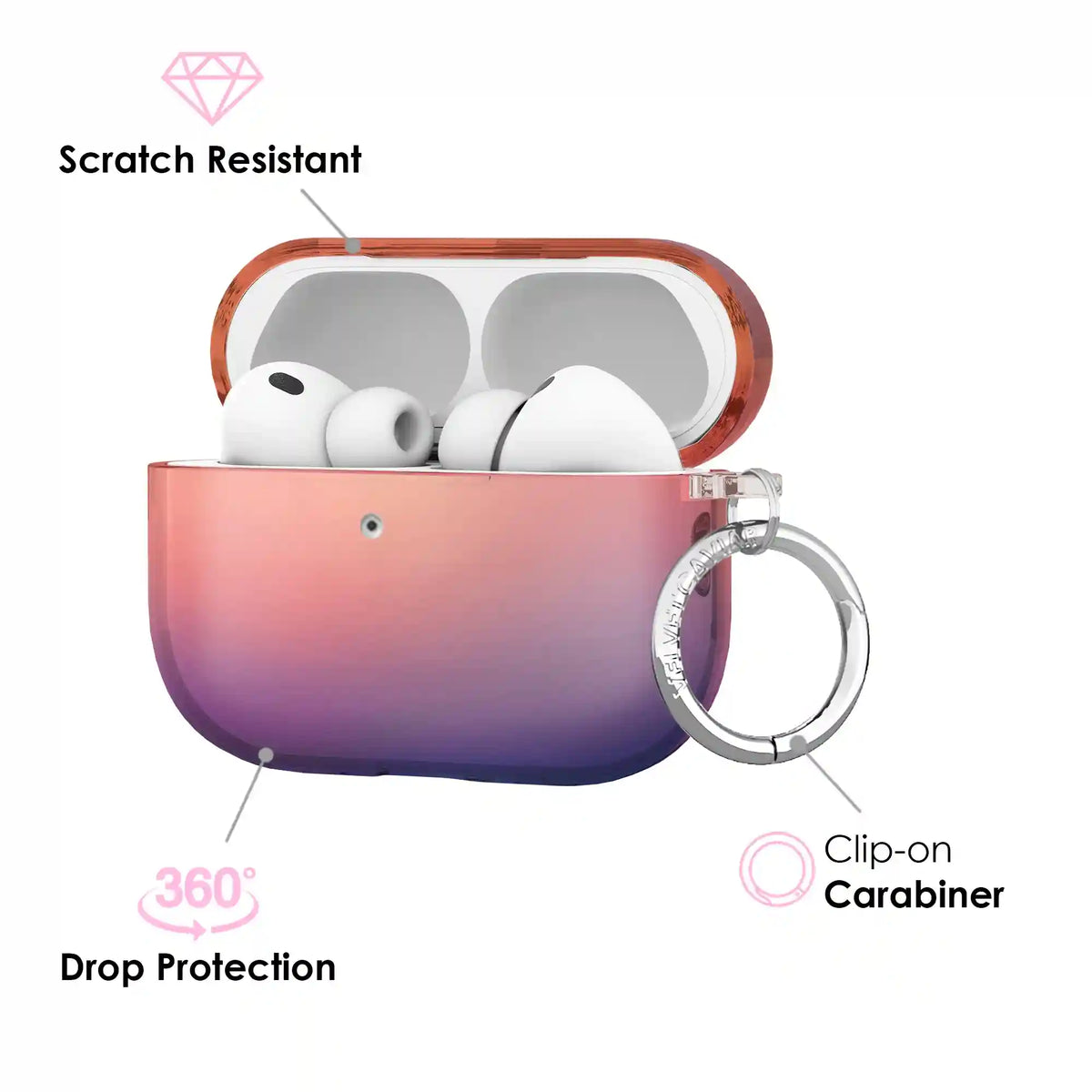 Sunset Glow Aura AirPod Case