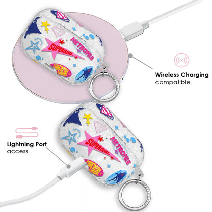 Supergirl Krypto Glitter AirPod Case