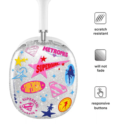 Supergirl Krypto Glitter AirPod Max Case