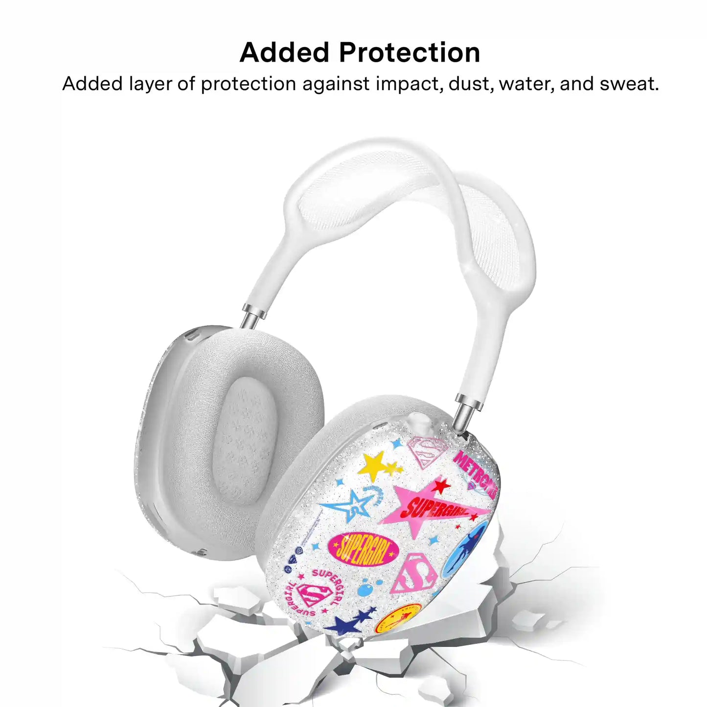 Supergirl Krypto Glitter AirPod Max Case