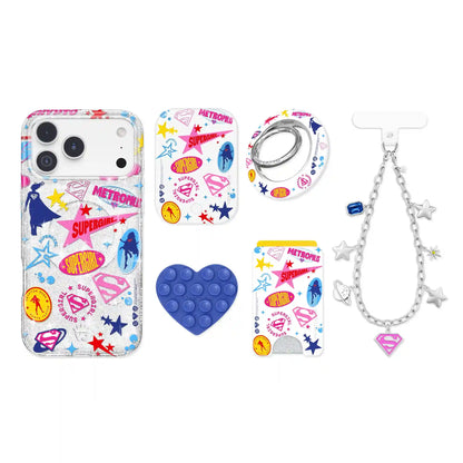 Supergirl Krypto Glitter iPhone Bundle Set