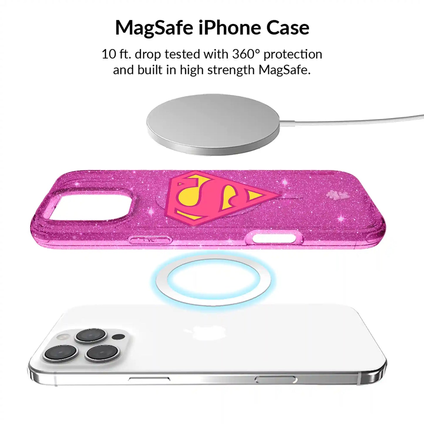 Supergirl Stardust Glitter iPhone Bundle Set
