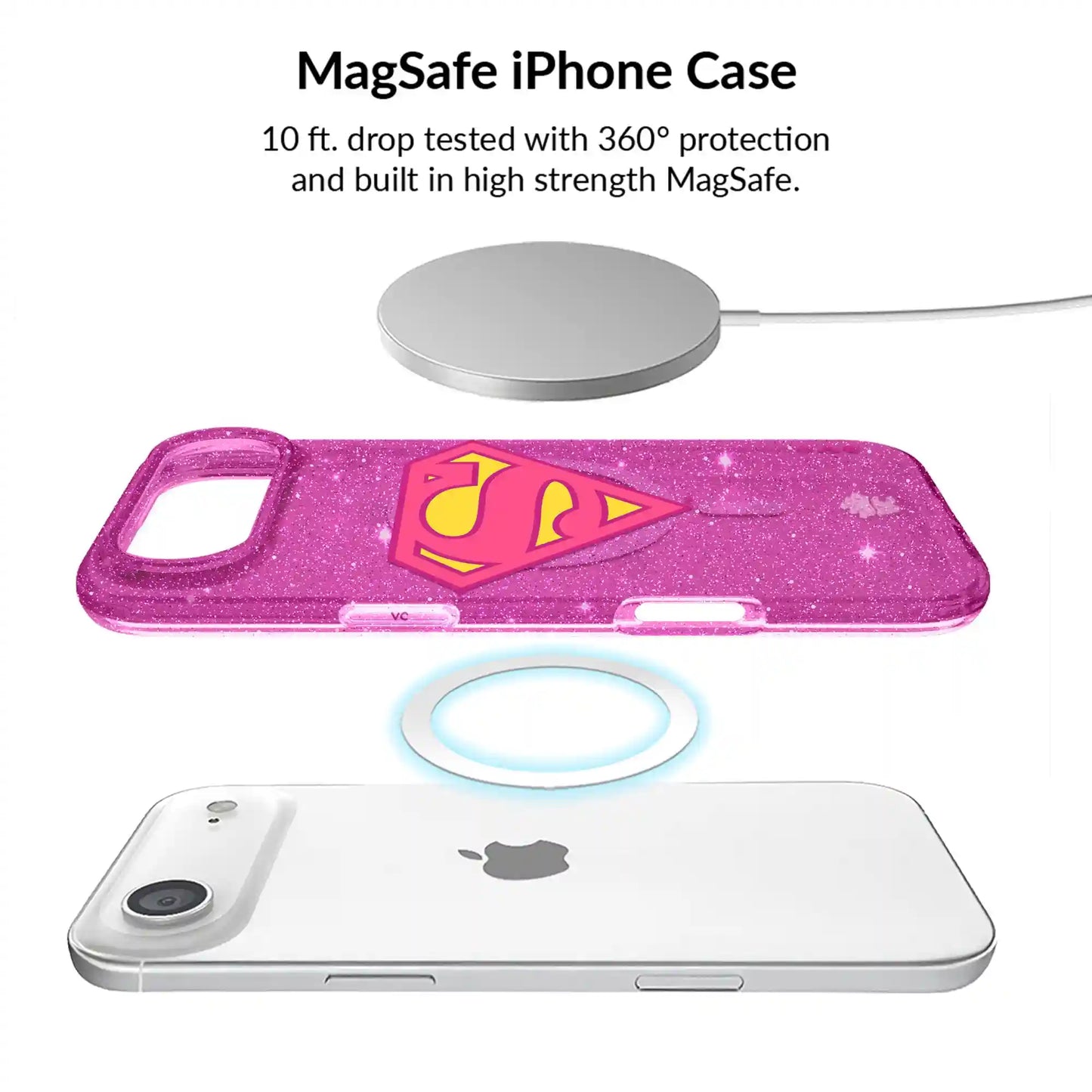 Supergirl Stardust Glitter iPhone Bundle Set