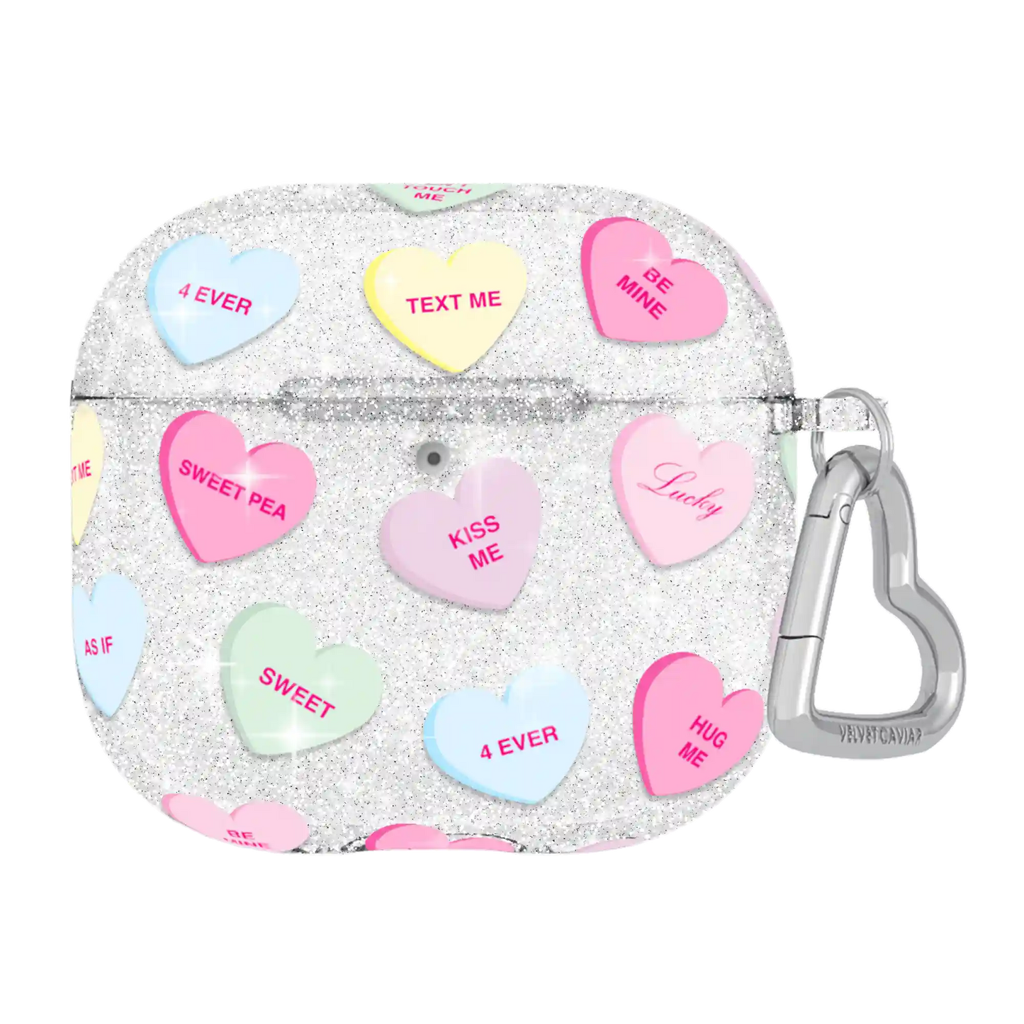Sweet Hearts Glitter AirPod Case