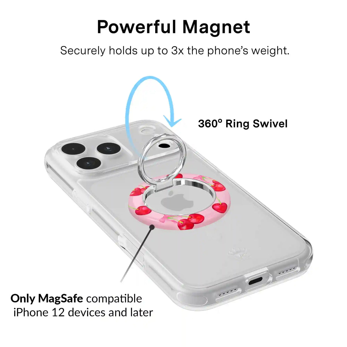 Sweet Cherry MagSafe Grip Ring