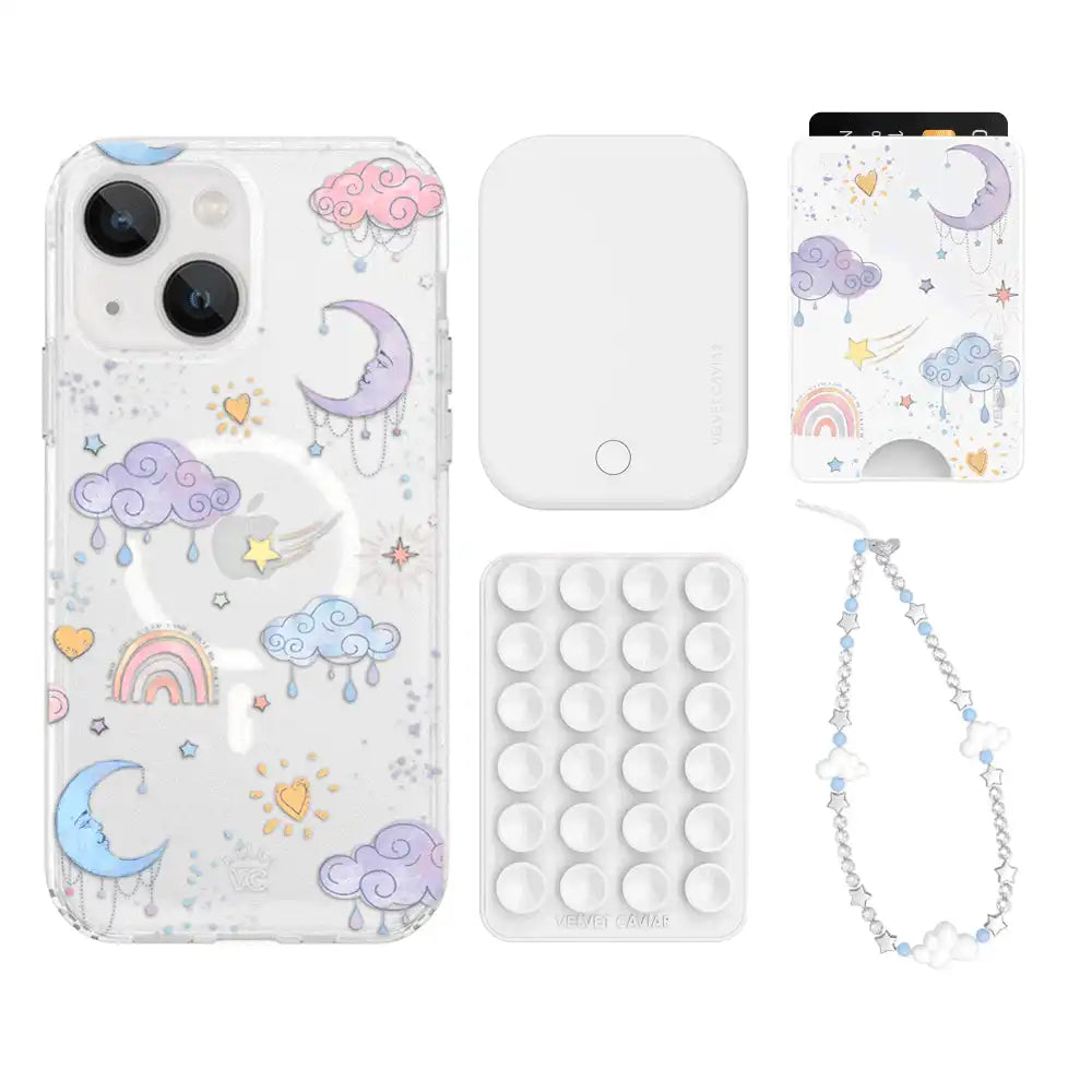 Sweet Dreams Frosted iPhone Bundle Set - Wallet