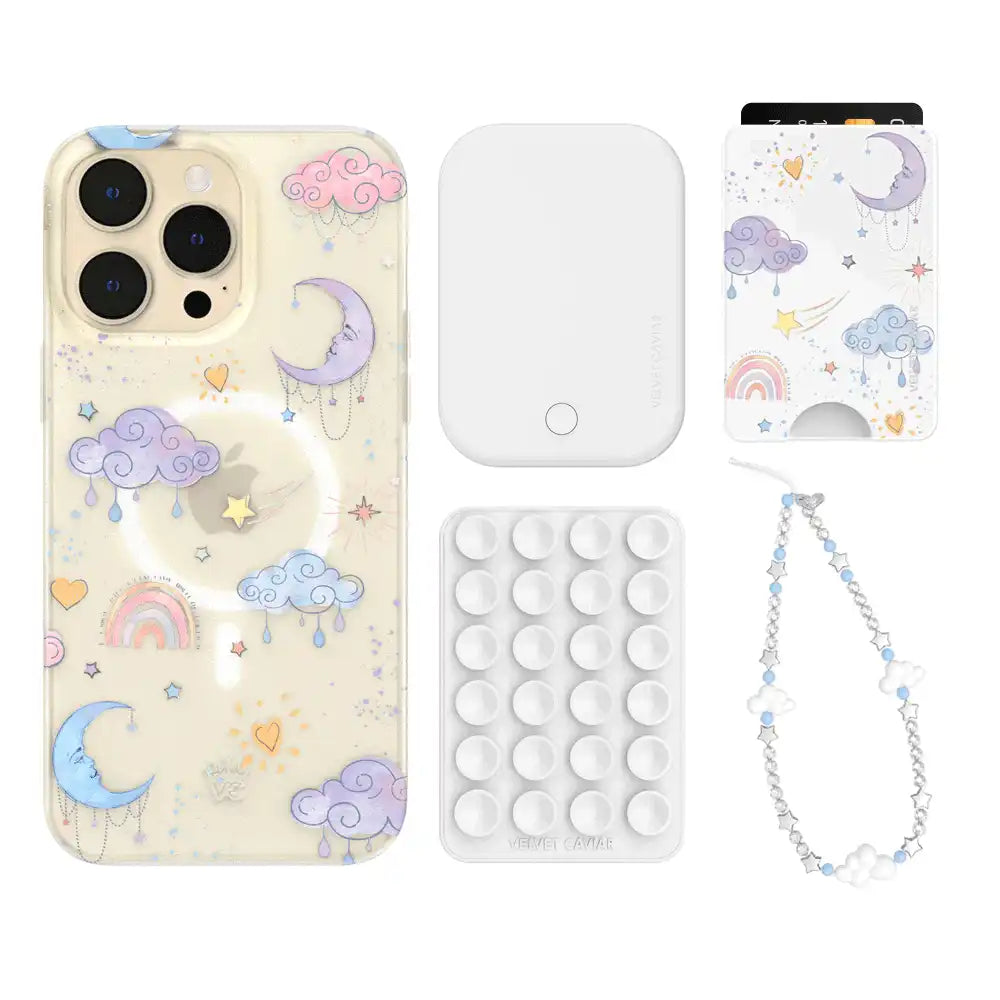 Sweet Dreams Frosted iPhone Bundle Set - Wallet