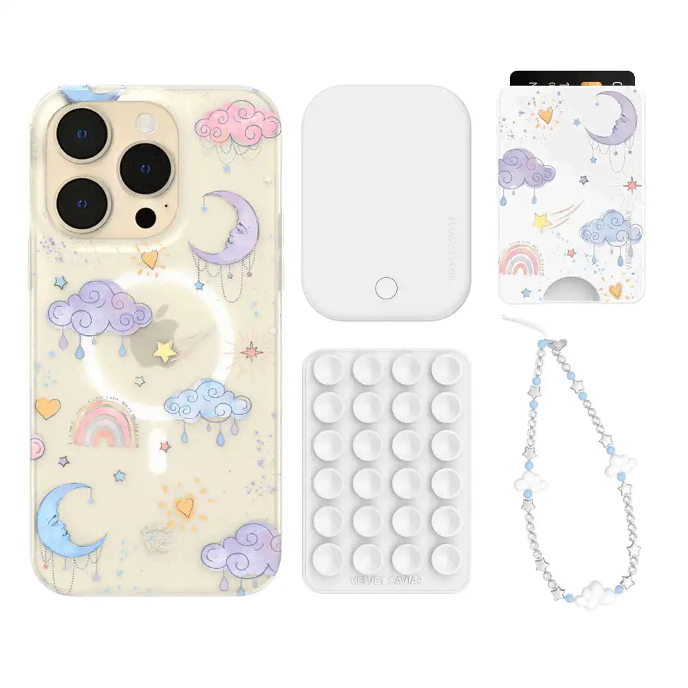 Sweet Dreams Frosted iPhone Bundle Set - Wallet