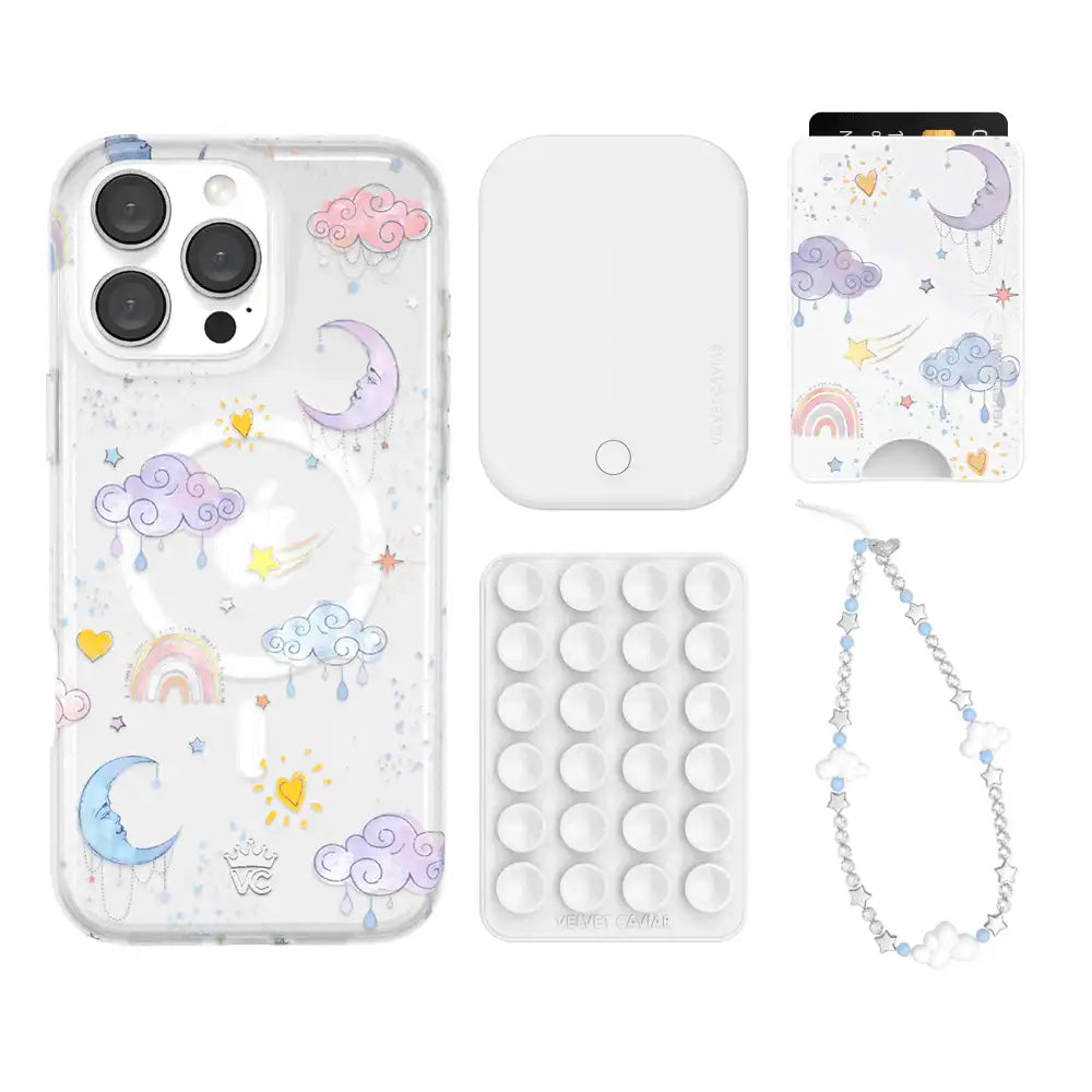 Sweet Dreams Frosted iPhone Bundle Set - Wallet