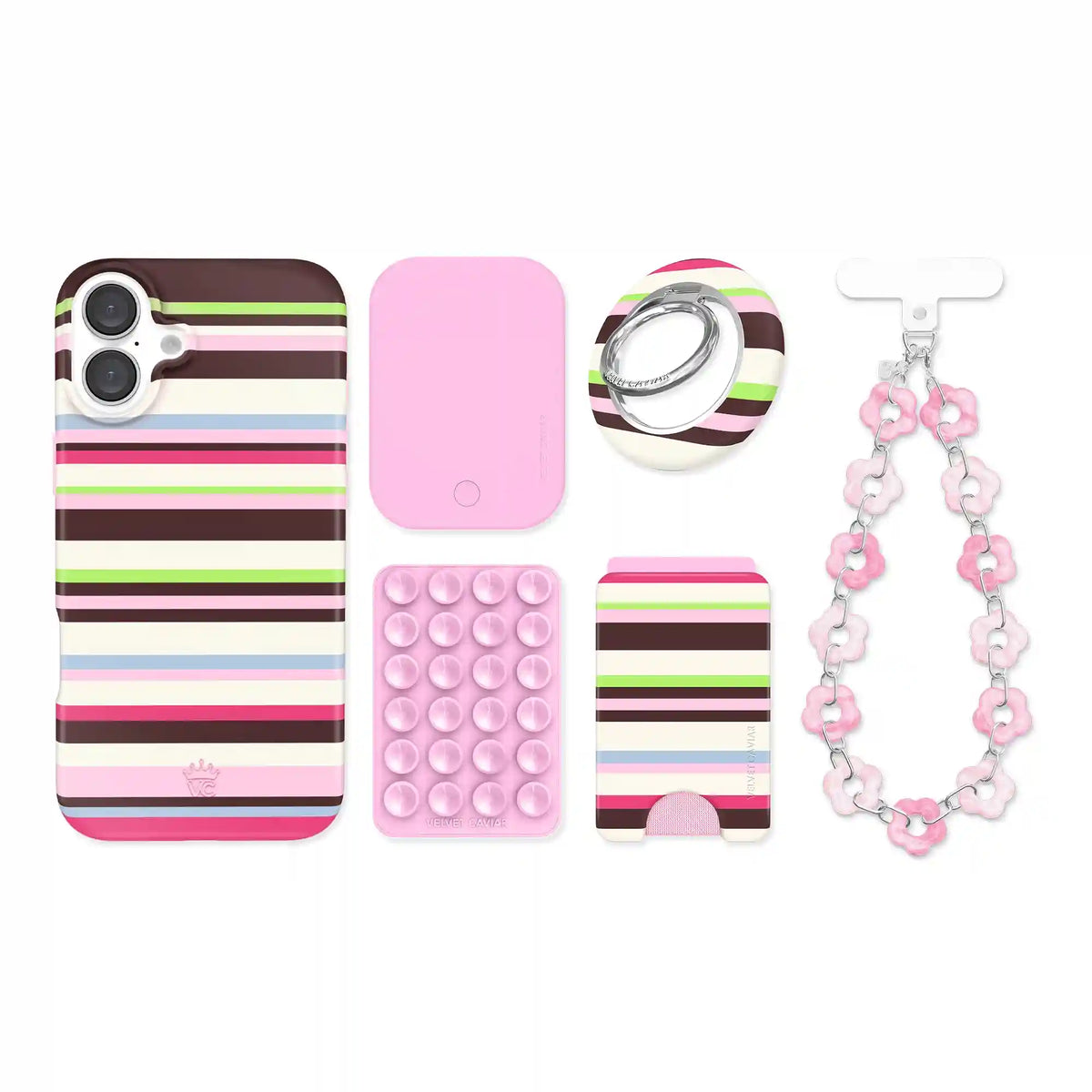 Sweet Treat Stripes iPhone Bundle Set