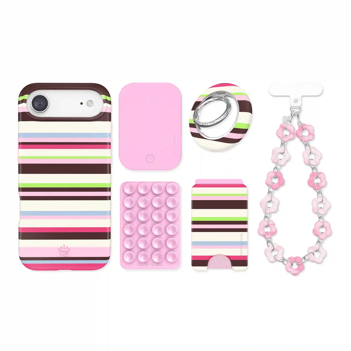 Sweet Treat Stripes iPhone Bundle Set