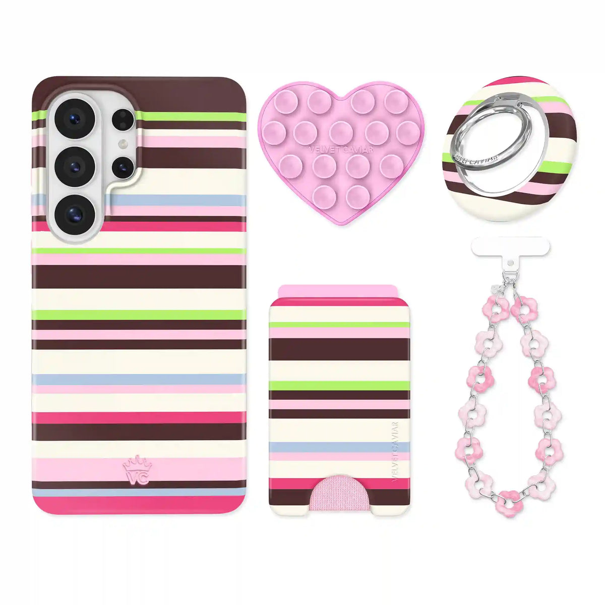 Sweet Treat Stripes Samsung Bundle Set