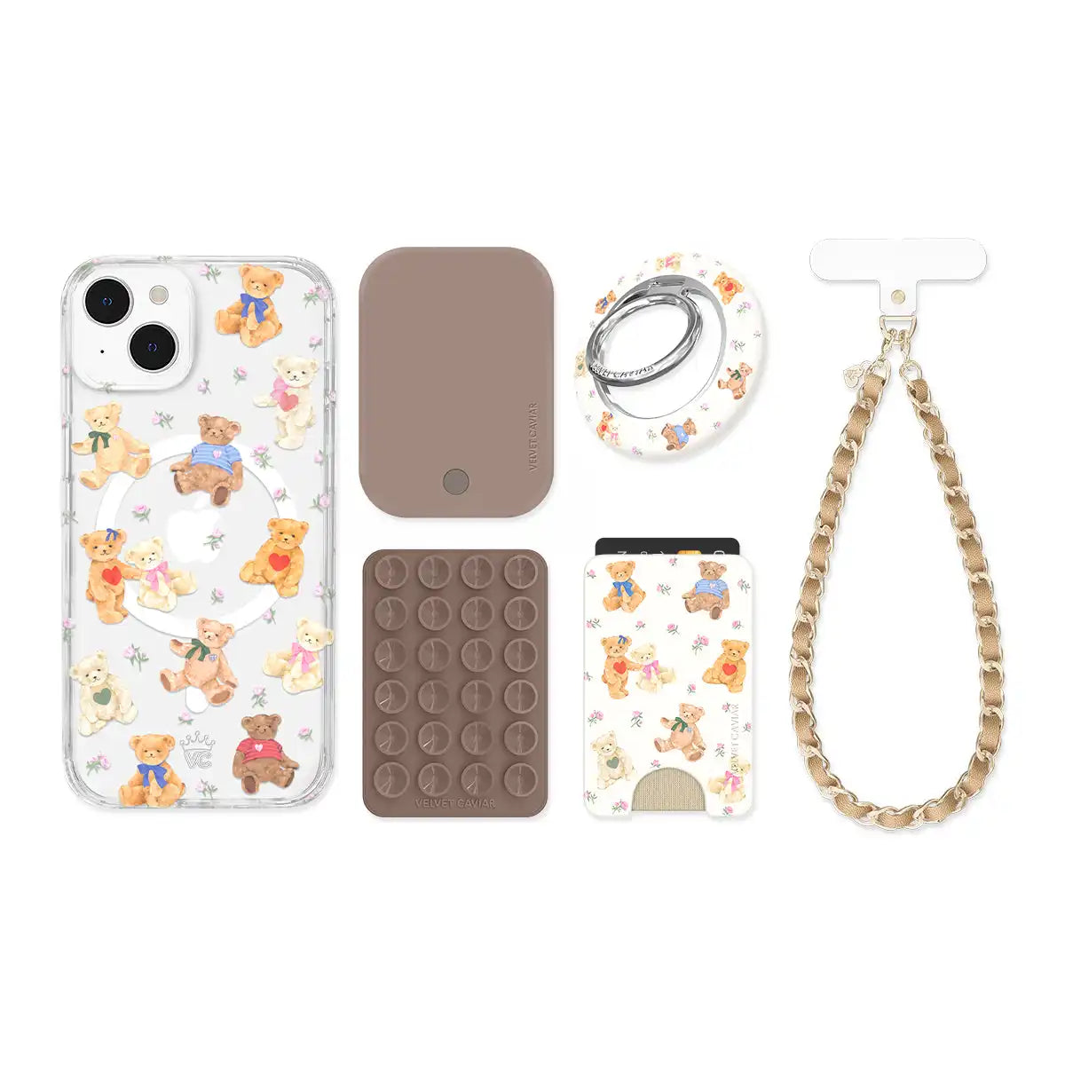 Teddy Bear iPhone Bundle Set