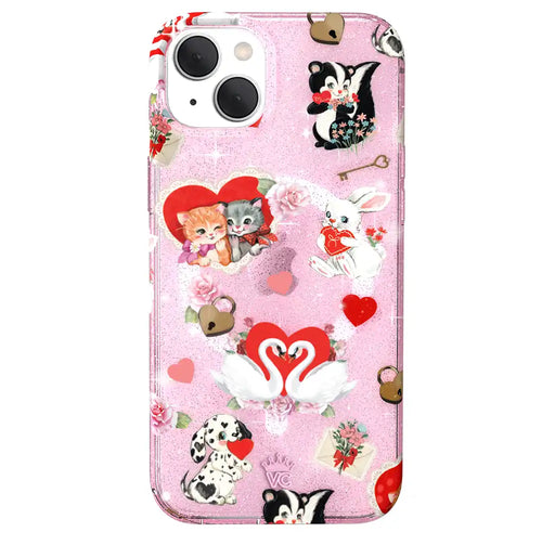 Love Letter Glitter iPhone Case