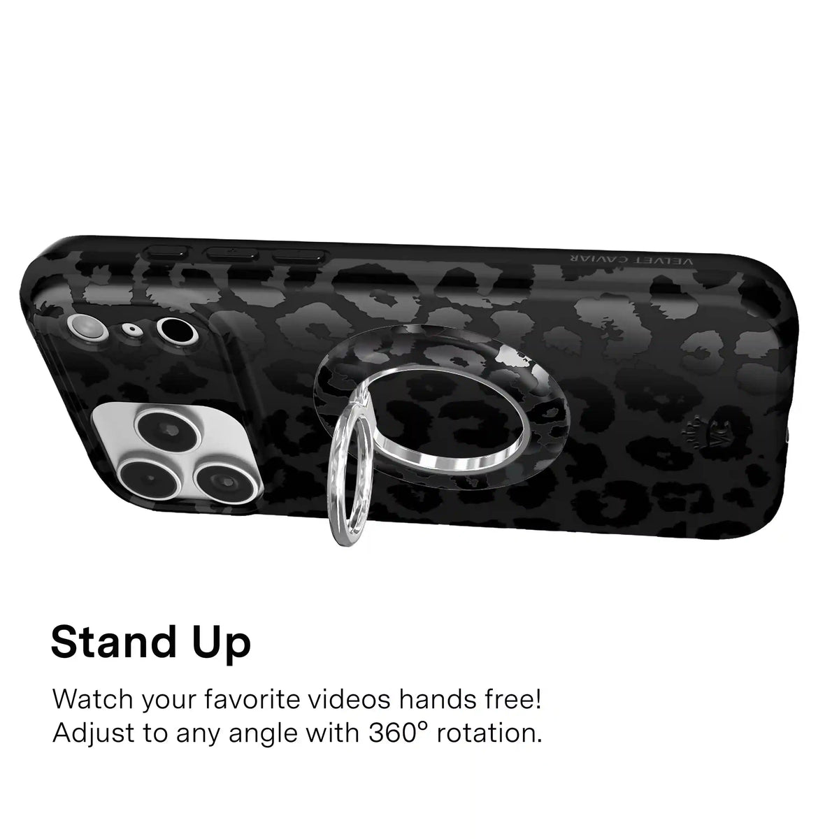Black Leopard MagSafe Grip Ring