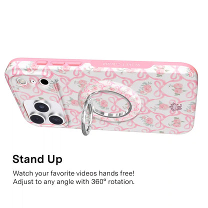Lovely Pink Bows MagSafe Grip Ring