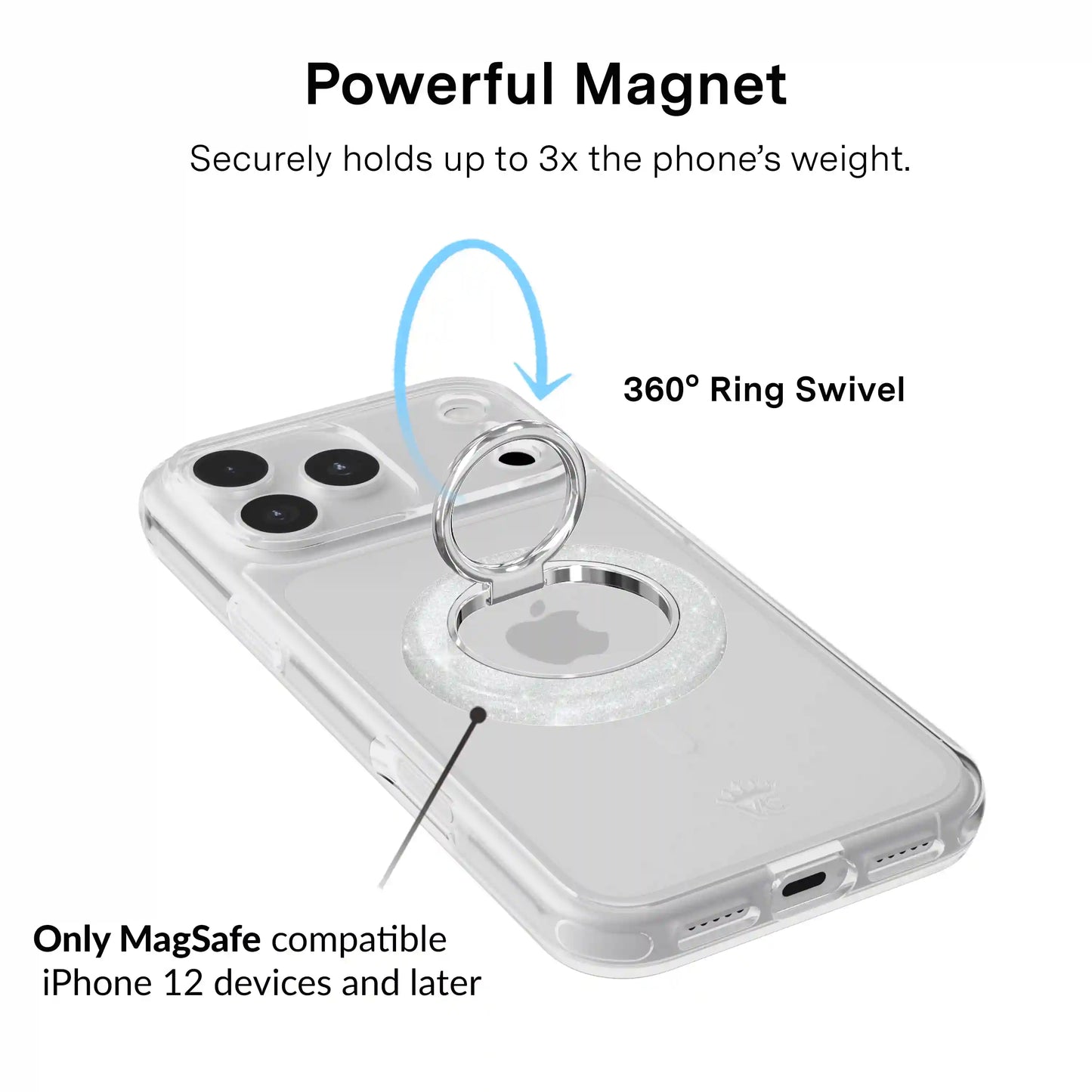 Stardust Glitter MagSafe Grip Ring