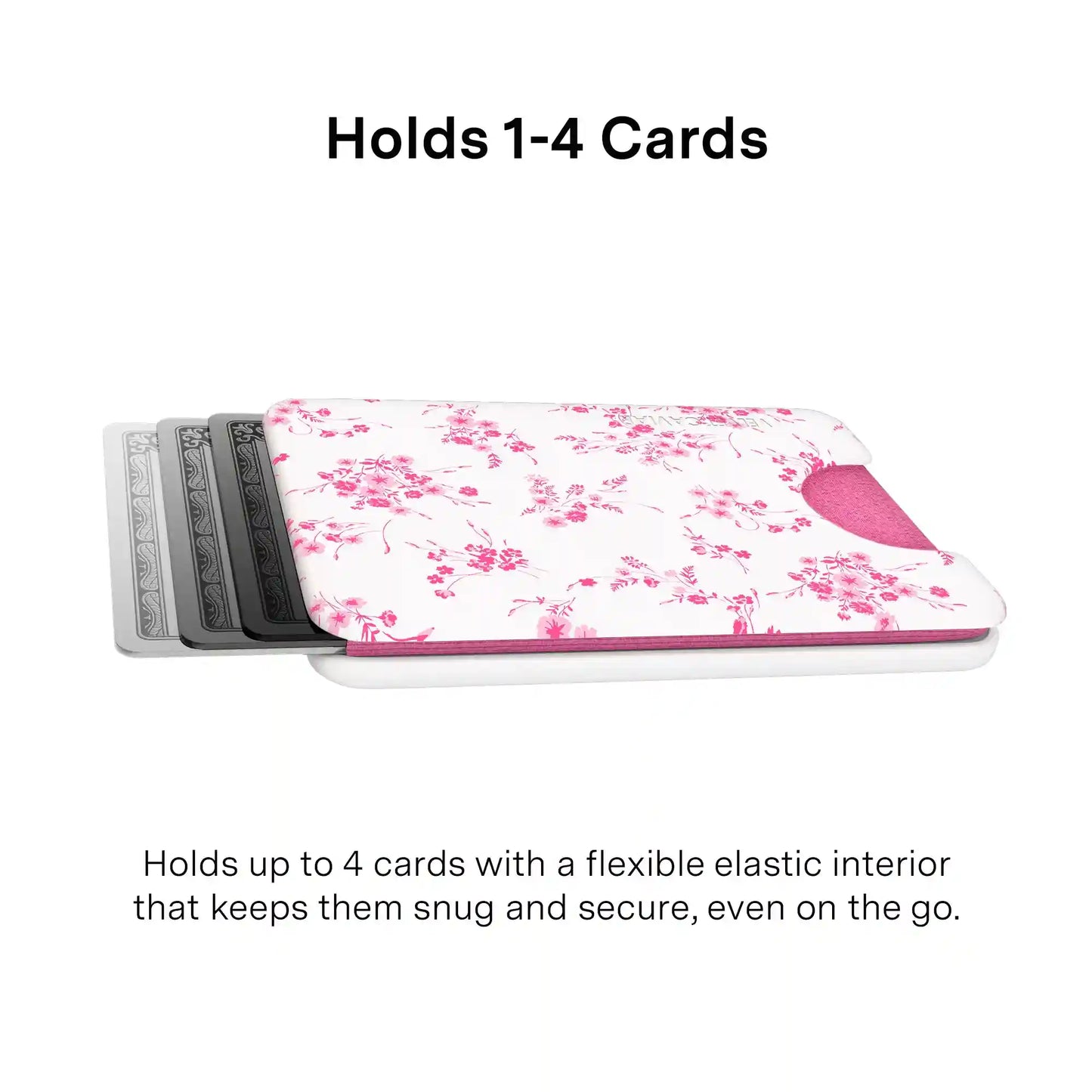 French Rose Floral MagSafe Wallet
