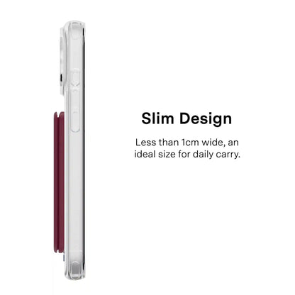 Burgundy 1990 MagSafe Wallet