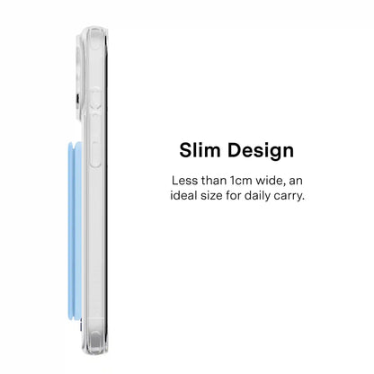 Cotton Candy Blue MagSafe Wallet