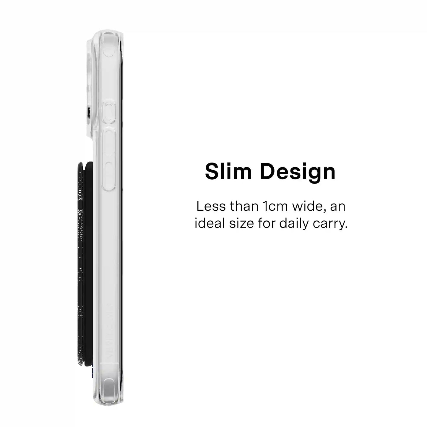 Chrome Stars MagSafe Wallet