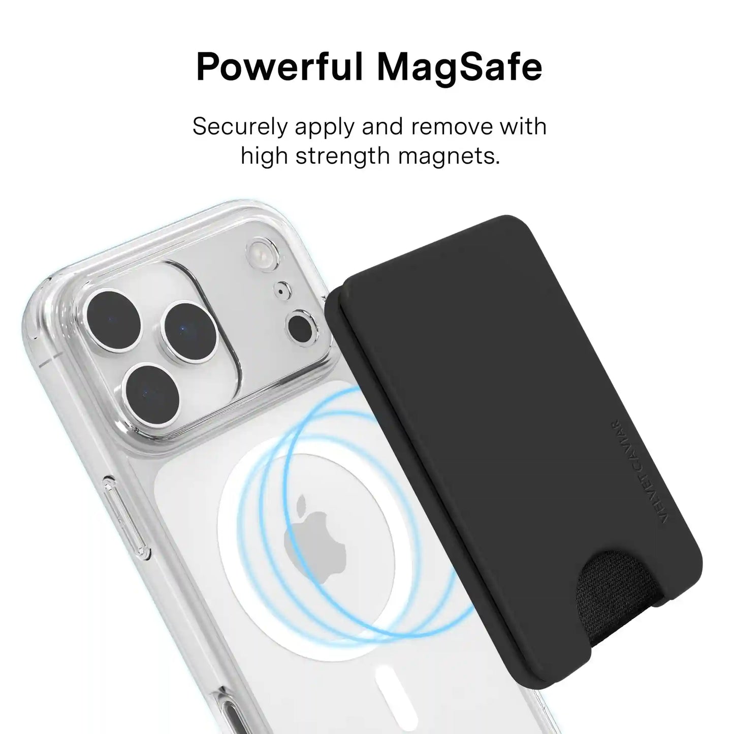 Just Black MagSafe Wallet