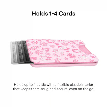 Pink Christmas MagSafe Wallet