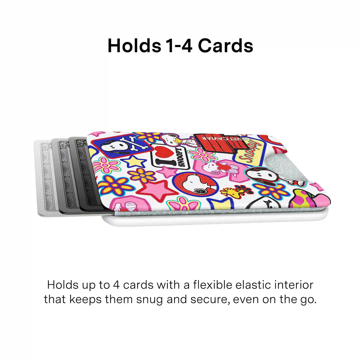 Snoopy Patchwork MagSafe Wallet