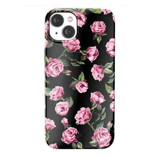 Pink Rose Floral iPhone Case