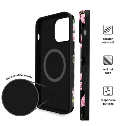 Pink Rose Floral iPhone Case