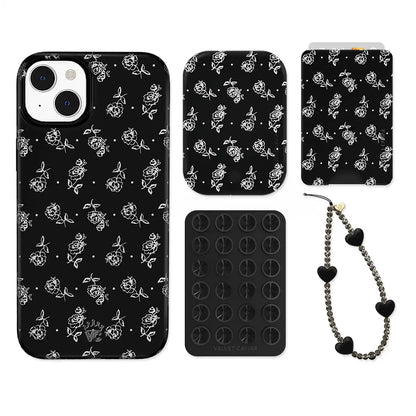Vintage Roses iPhone Bundle Set - Wallet