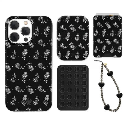 Vintage Roses iPhone Bundle Set - Wallet