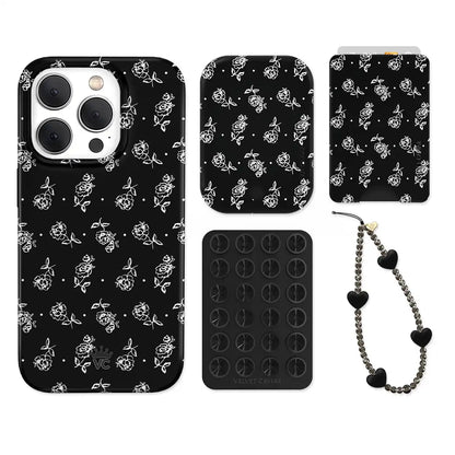 Vintage Roses iPhone Bundle Set - Wallet