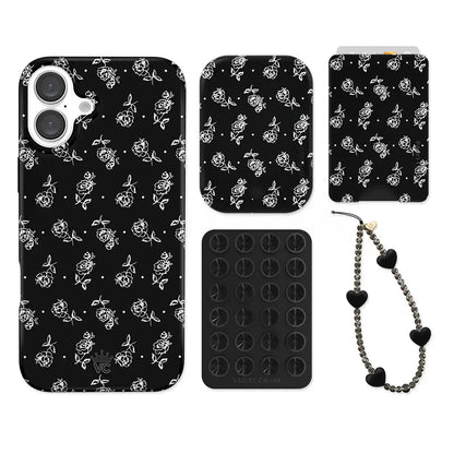 Vintage Roses iPhone Bundle Set - Wallet