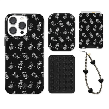 Vintage Roses iPhone Bundle Set - Wallet