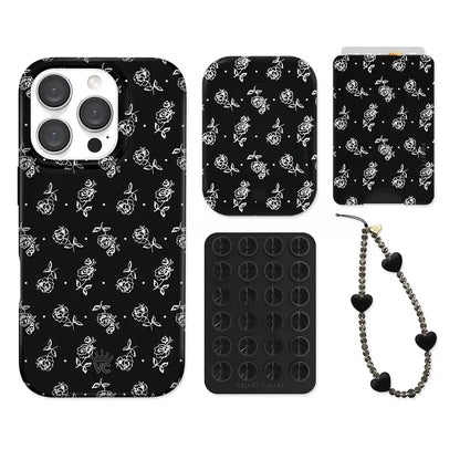 Vintage Roses iPhone Bundle Set - Wallet