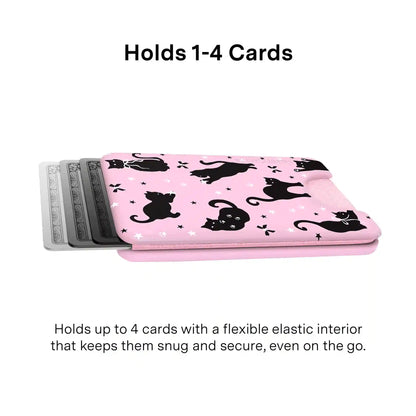 Lucky Kittens Glitter MagSafe Wallet