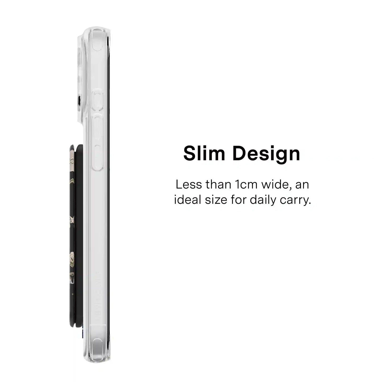 Nightbloom Gold Chrome Floral MagSafe Wallet