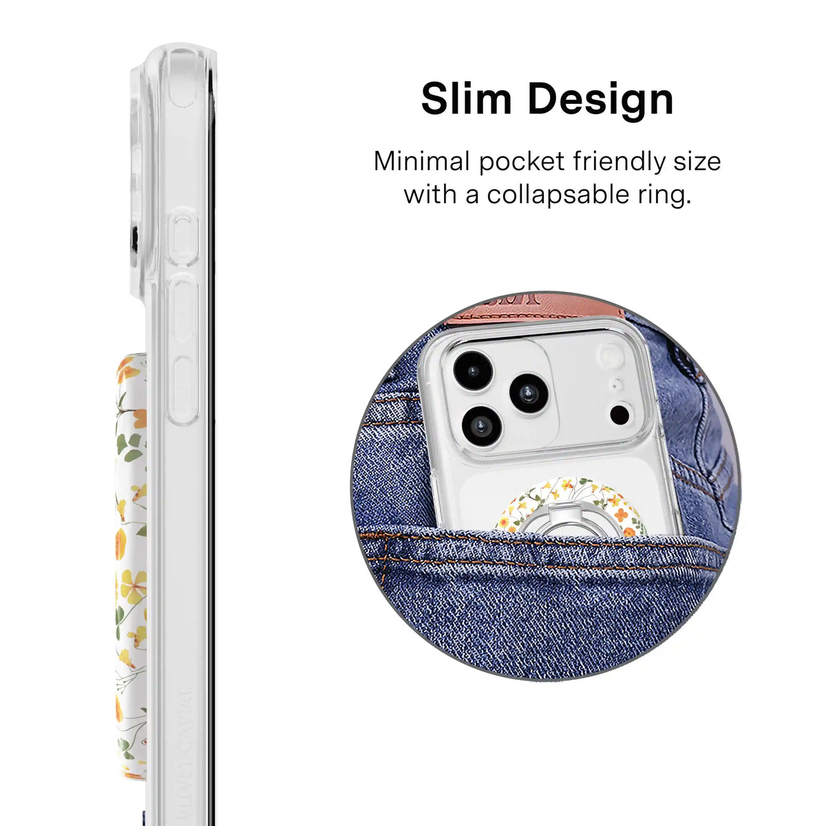 Whimsical Floral MagSafe Grip Ring