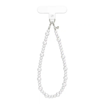 White Pearl Phone Charm