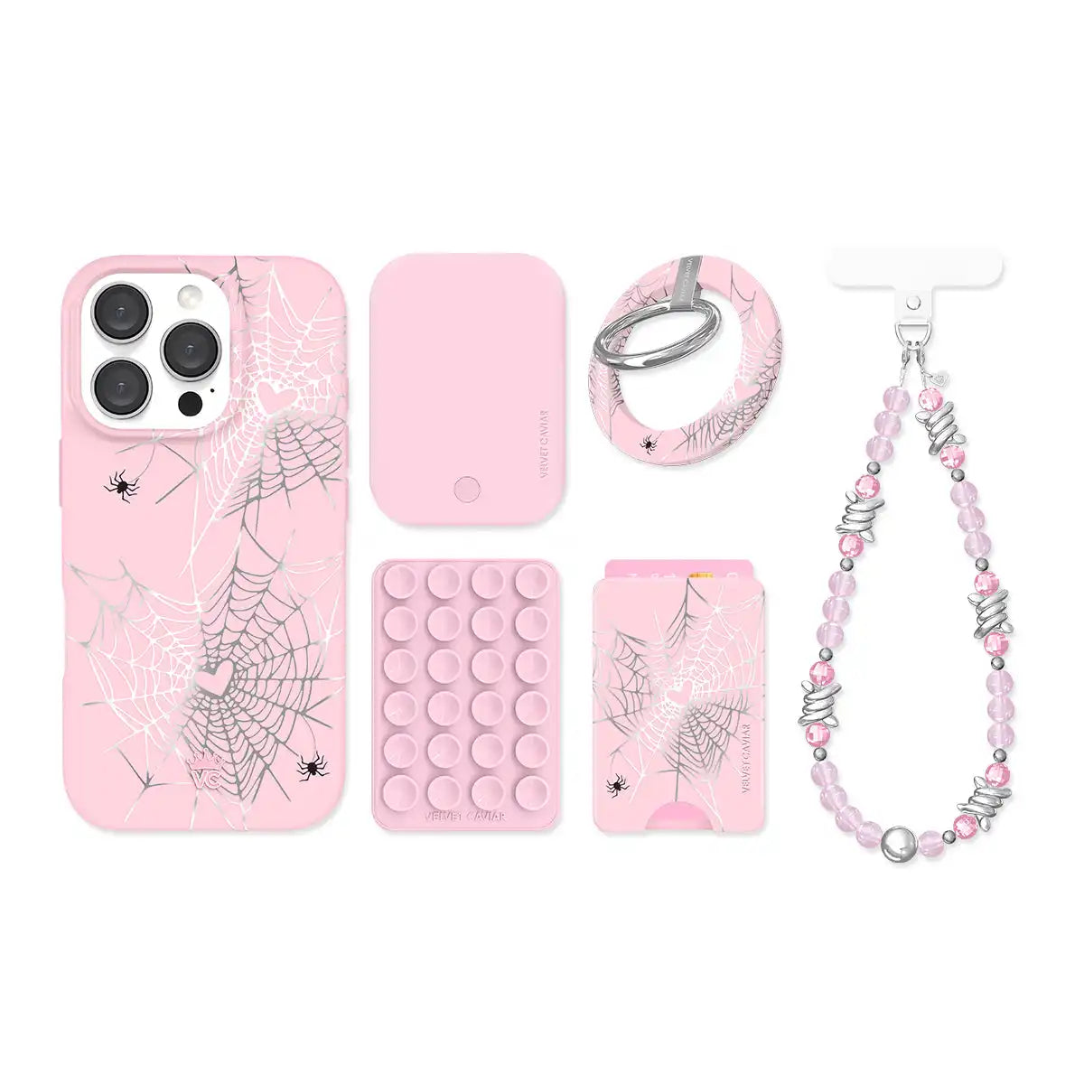 Widow’s Web Chrome iPhone Bundle Set
