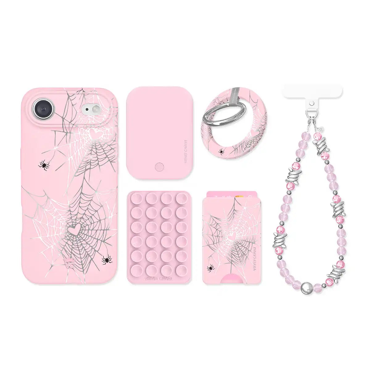 Widow’s Web Chrome iPhone Bundle Set