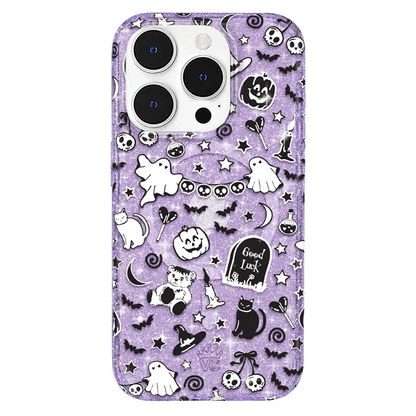 Witchy Lilac Glitter iPhone Case