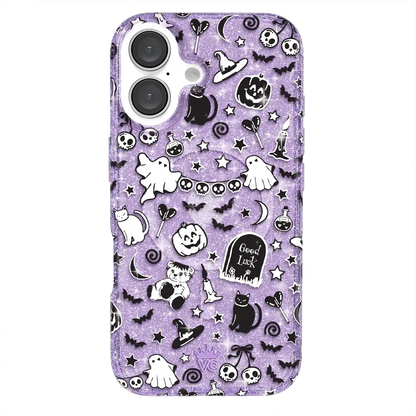 Witchy Lilac Glitter iPhone Case