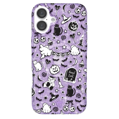 Witchy Lilac Glitter iPhone Case
