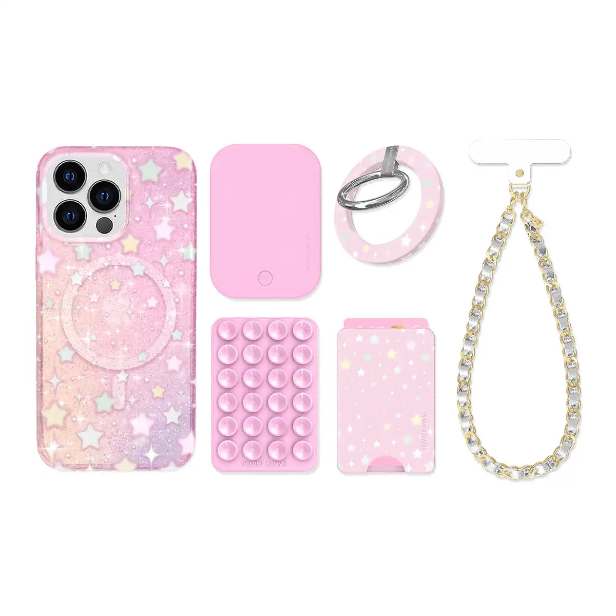 Falling Star Glitter iPhone Bundle Set