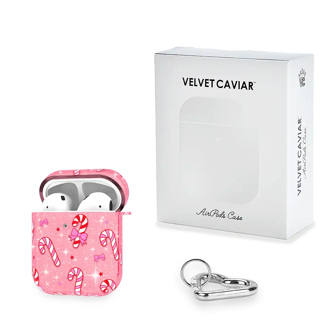 Pink Peppermint Princess AirPod Case