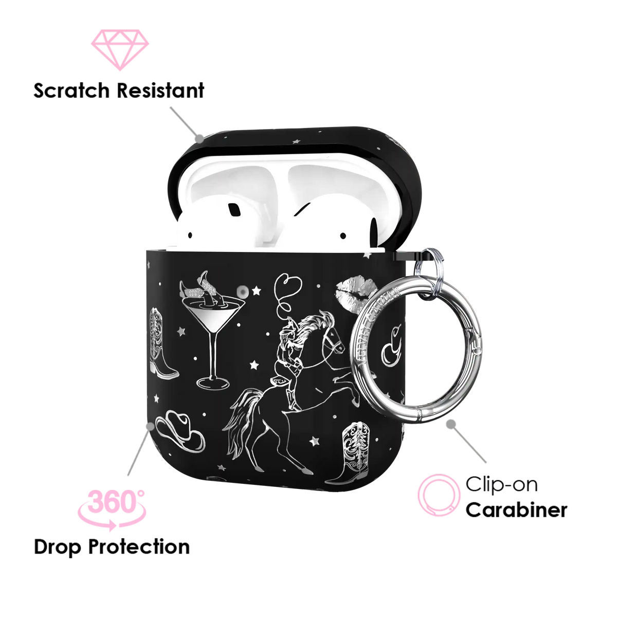 Disco Cowgirl AirPod Case
